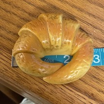Croissant Plastic Magnet Round Pastry approx 2.75&quot; long - £7.81 GBP
