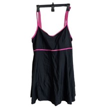Swimsuits for All Beach Belle Black One Piece Swimsuit Swim Dress Size 24 - $15.58