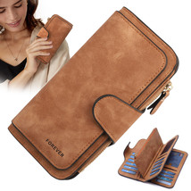 Women Lady Soft Leather Wallet Long Clutch Card Holder Purse Handbag Best Gift - £16.65 GBP
