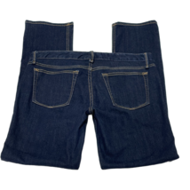 GAP Jeans Real Straight Dark Wash Blue Denim Women&#39;s 29R - £14.07 GBP
