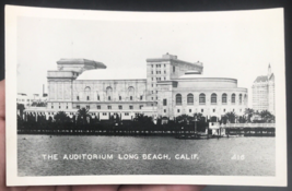 1930-1950 EKC RPPC Municipal Auditorium Long Beach California CA Photo P... - £9.53 GBP