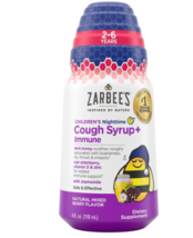 Zarbee&#39; Children&#39;s Nighttime Cough Syrup + Mucus, Natural Mixed Berry Fl... - £39.15 GBP