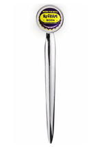 Nu Grape Soda Pop Cap Letter Opener Metal Silver Tone Executive Knife - $14.39