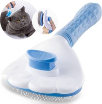 Self-Cleaning Slicker Brush for Dogs &amp; Cats: Dog Grooming Brush for Shed... - £10.64 GBP