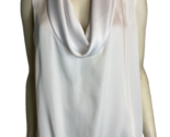 Michael Kors Women&#39;s Cowl Neck Sleeveless Blouse White 2X NWT - $43.69