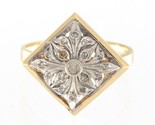 Women&#39;s Cluster ring 14kt Yellow and White Gold 372257 - $349.00