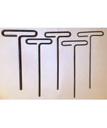 Vintage Eklind Standard 5 pc T-Handle Hex Set 3/16 to 3/32 - $13.99