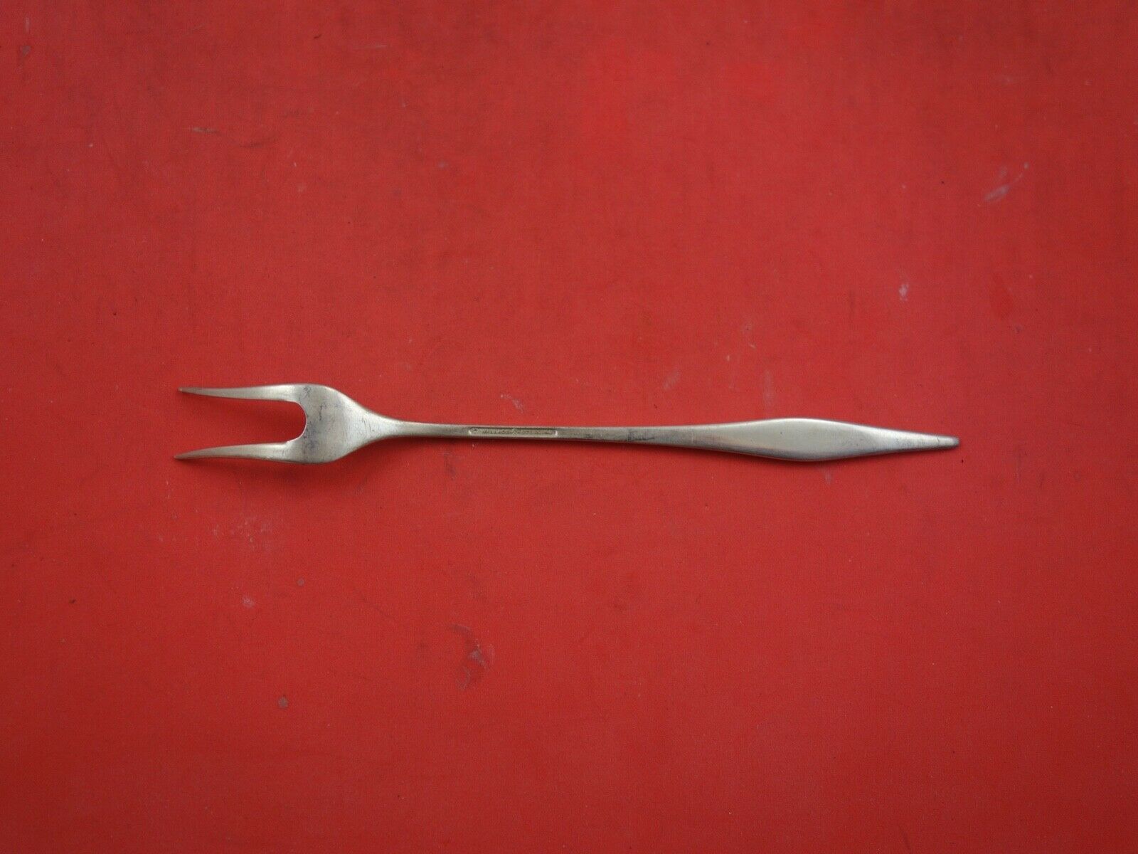 Still Mood By Wallace Sterling Silver Pickle Fork 6 1/4"  Item image 2