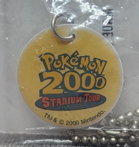 Pokemon 2000 Stadium Tour Nintendo 64 Era Promotional Dangler Charm Keychain NEW - $39.60
