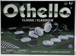 Othello Strategy Classic Family Board Game 2-Player Reversi Brain Teaser... - £10.69 GBP