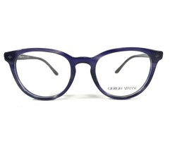 Giorgio Armani Eyeglasses Frames AR7130 5598 Clear Purple Horn Round 47-... - $130.69