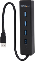 4-Port USB 3.0 Hub with Built-In Cable - Superspeed Laptop USB Hub - Por... - $37.61