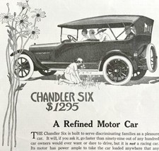 Chandlet Six Refined Touring Motor Car 1917 Advertisement Automobilia DWII8 - £19.60 GBP