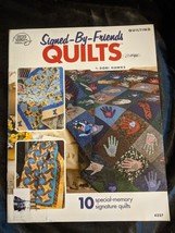  Signed By Friends Quilts: Quilting Pattern Book American School of Needlework  - £7.11 GBP