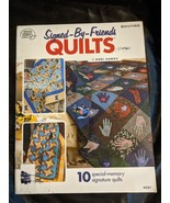  Signed By Friends Quilts: Quilting Pattern Book American School of Need... - $169.42 MXN