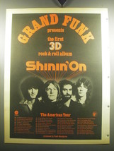 1974 Grand Funk Shinin&#39;On Album Advertisement - The first 3D rock &amp; roll Album - £14.77 GBP