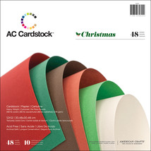 12 x 12 Cardstock 48 Sheets Christmas - $44.53