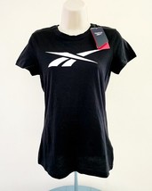 Reebok Women&#39;s Training Essentials Black/White Vector Graphic Tee Size: ... - €7,66 EUR