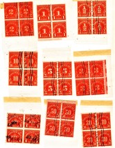 U S Stamp - Postage Due Stamps - Collection of 36 stamps - $9.00