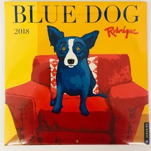 Blue Dog 2018 Wall Calendar George Rodrigue Lafayette New Orleans Louisi... - £236.60 GBP
