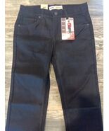 Levi's Boys' 510 Skinny Fit Everyday Performance Jeans Black 14 Mid Rise... - $19.79