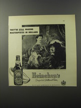 1953 Heineken Beer Advertisement - £14.74 GBP