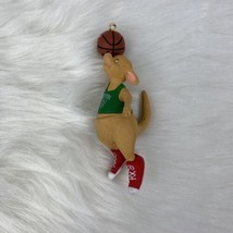 Hallmark Kangaroo 1993 Holiday Roos Christmas Ornament Basketball Team N... - $7.22