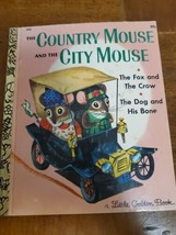 The Country Mouse And The City Mouse Little Golden Book 426 1961 Vintage  - £3.20 GBP