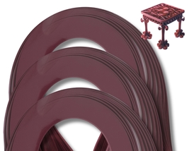 Cardstock Quilling Strips On-edge 300 strips Burgundy D02 Size 1 mm/ 3 m... - $5.82