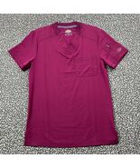 Dickies Scrubs Men Extra Small Wine Tuckable V-Neck Top DK610 WIN XS New - $26.35 CAD