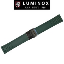 Genuine Luminox 22mm Watch Band Strap Pacific diver 3120M Series NBR Dark Green - £71.01 GBP