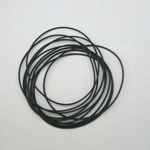 GF8109 Rubber O-Ring Seal Gasket 0.5mm Thick for Watch Back Cover Case 10PCS - £3.87 GBP