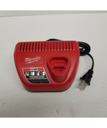 Milwaukee M12 48-59-2401 Battery Charger, 120V, 60HZ, Tested Working - £13.96 GBP