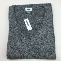 Old Navy Womens Dark Gray V-Neck Sweater Shirt Top Long Sleeve Large - £31.37 GBP