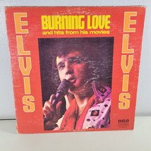 Elvis Presley Burning Love and Hits From His Movies 1972 Rare Vtg - £8.76 GBP