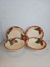 Franciscan Apple 5&quot; Fruit Dessert Bowls Johnson Brothers England 1995 - Set of 4 - £32.95 GBP