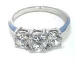 3 Women&#39;s Cluster ring .925 Silver 339335 - £39.28 GBP