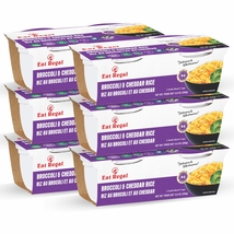 Eat Regal Broccoli &amp; Cheddar Rice Cup, Pack of 6, Ready in 60 Seconds, H... - $15.79