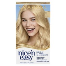 Clairol Nice&#39;n Easy Permanent Hair Dye, 10 Extra Light Blonde Hair Color... - $12.99