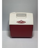 VTG Igloo Red &amp; White Playmate Pal Cooler Lunchbox Easy Open Top Button ... - $20.52 CAD