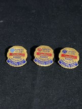 Sealtest Foods Safety Club For Years 11, 13 &amp; 14 Gold Tone Lapel Pin (3921) - $15.00