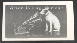 Victor Talking Machine 1902 Catalog Booklet 19 Pages Reprint -- 6.5&quot; x 3.5&quot; - $9.49