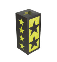 Western Star Black and Yellow Metal Light Box Accent Lamp - £23.00 GBP