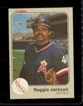 Vintage 1983 Fleer Baseball Trading Card #93 Reggie Jackson Anaheim Angels - £7.73 GBP