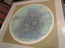 Mid Century Abstract Lithograph 48/50 &quot;Sea Anemone&quot; By Helen Quat - £107.35 GBP