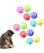 12 Cat Toys Bells Balls Play Kitten Fun Games Pets Interactive Animal Ex... - £20.43 GBP
