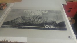 Rare VTG CMI Seneca Rocks Printers Proof Poster Film Performance Counts Tube - £217.92 GBP