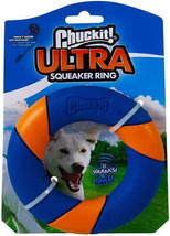 Chuckit Ultra Squeaker Ring Dog Toy: The Ultimate Fetch &amp; Chase Toy - £10.94 GBP+