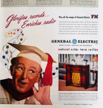 1947 General Electric Radio Phonograph Advertisement Kay Kyser Vintage D... - $29.99