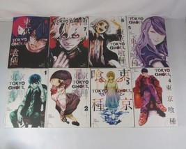 Tokyo Ghoul Manga Lot Of 8 Books - Volumes 1-8 Sui Ishida - English - £26.78 GBP
